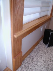 Decorative trims, crown moulding, and interior renovations by Quality Cabinets - Parksville - Qualicum - Project-23